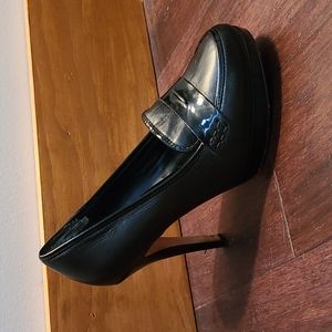 White House Black Market Nadeen black platform heels - lightly used